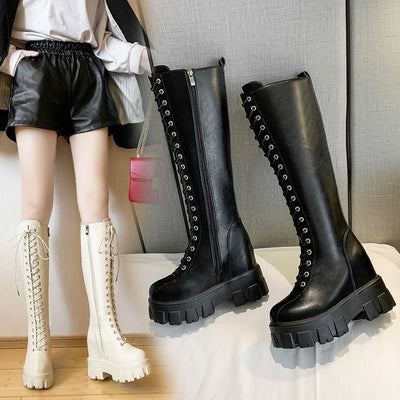 Super high heel mid boot