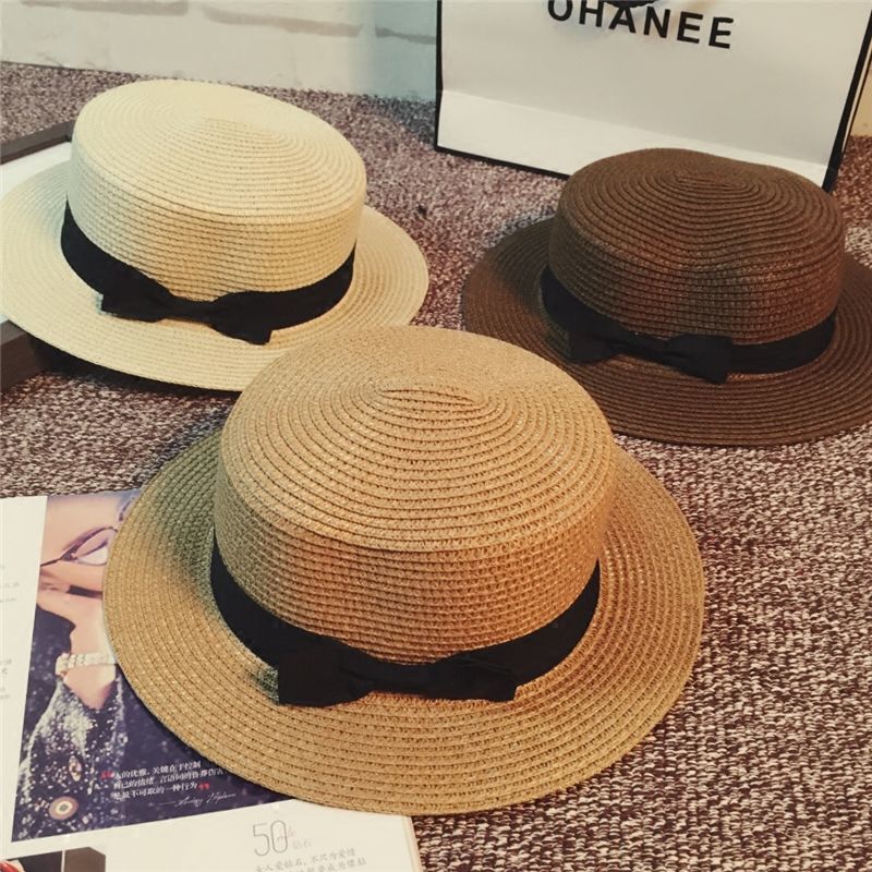 Summer Sun-proof Vacation Bowknot Top Hat