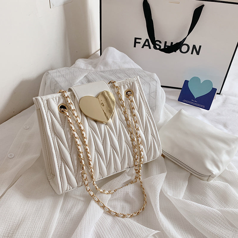 Small Bag Women''s  Foreign Fashion Niche Chain Bag Messenger Bag Popular Single Shoulder Bag