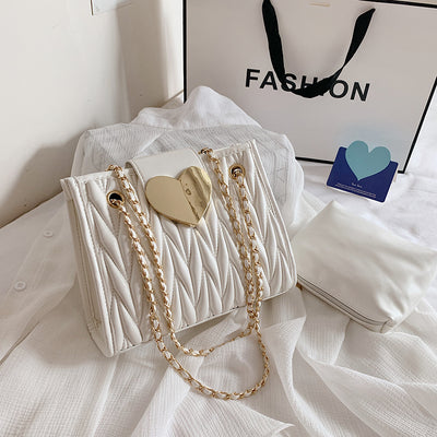 Small Bag Women''s  Foreign Fashion Niche Chain Bag Messenger Bag Popular Single Shoulder Bag