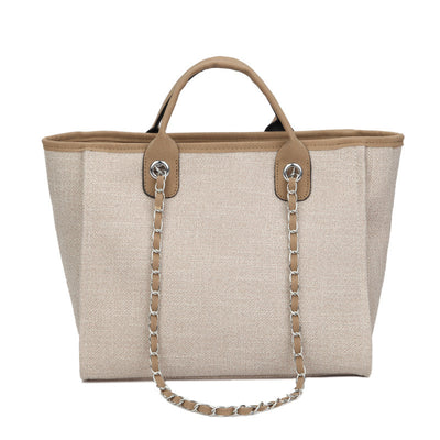 Bucket Bag Women Large Capacity Single Shoulder Diagonal Chain Tote Bag