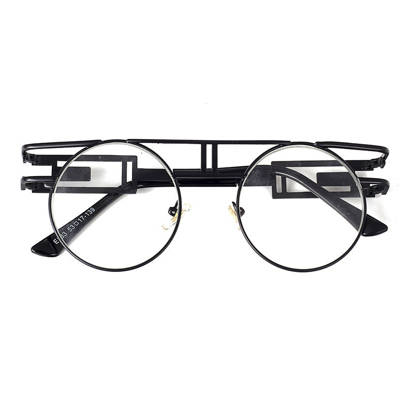 NewSteampunk Sunglasses Women Round Men Gothic Vintage