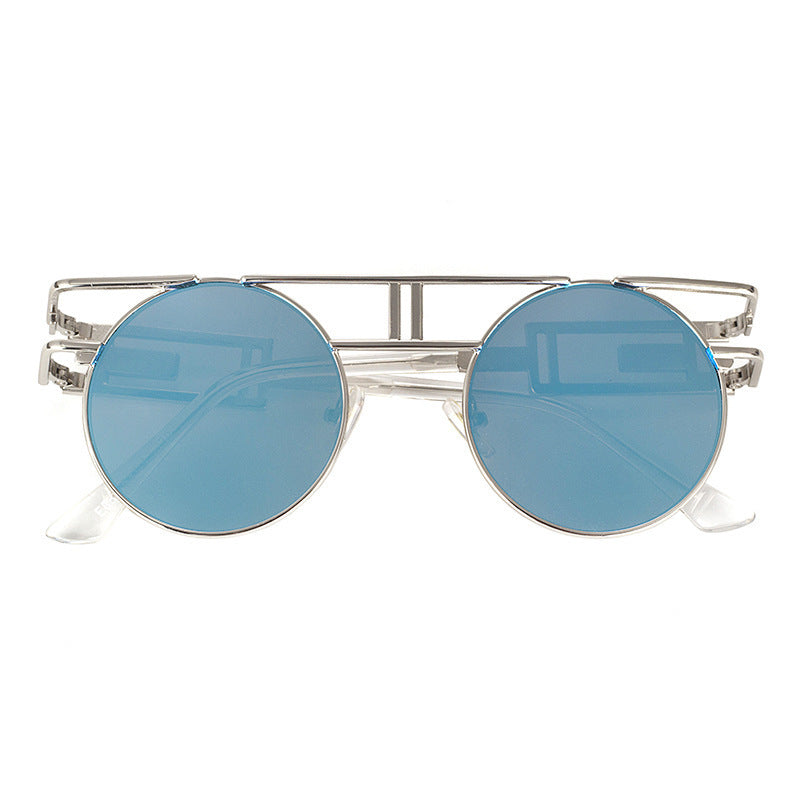 NewSteampunk Sunglasses Women Round Men Gothic Vintage