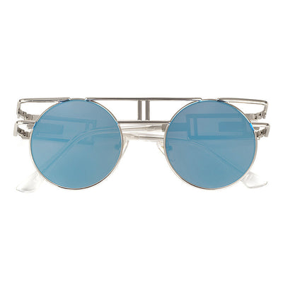 NewSteampunk Sunglasses Women Round Men Gothic Vintage