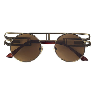 NewSteampunk Sunglasses Women Round Men Gothic Vintage