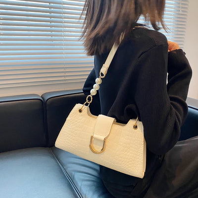 Leisure Pearl Fashionable Armpit Bag Women