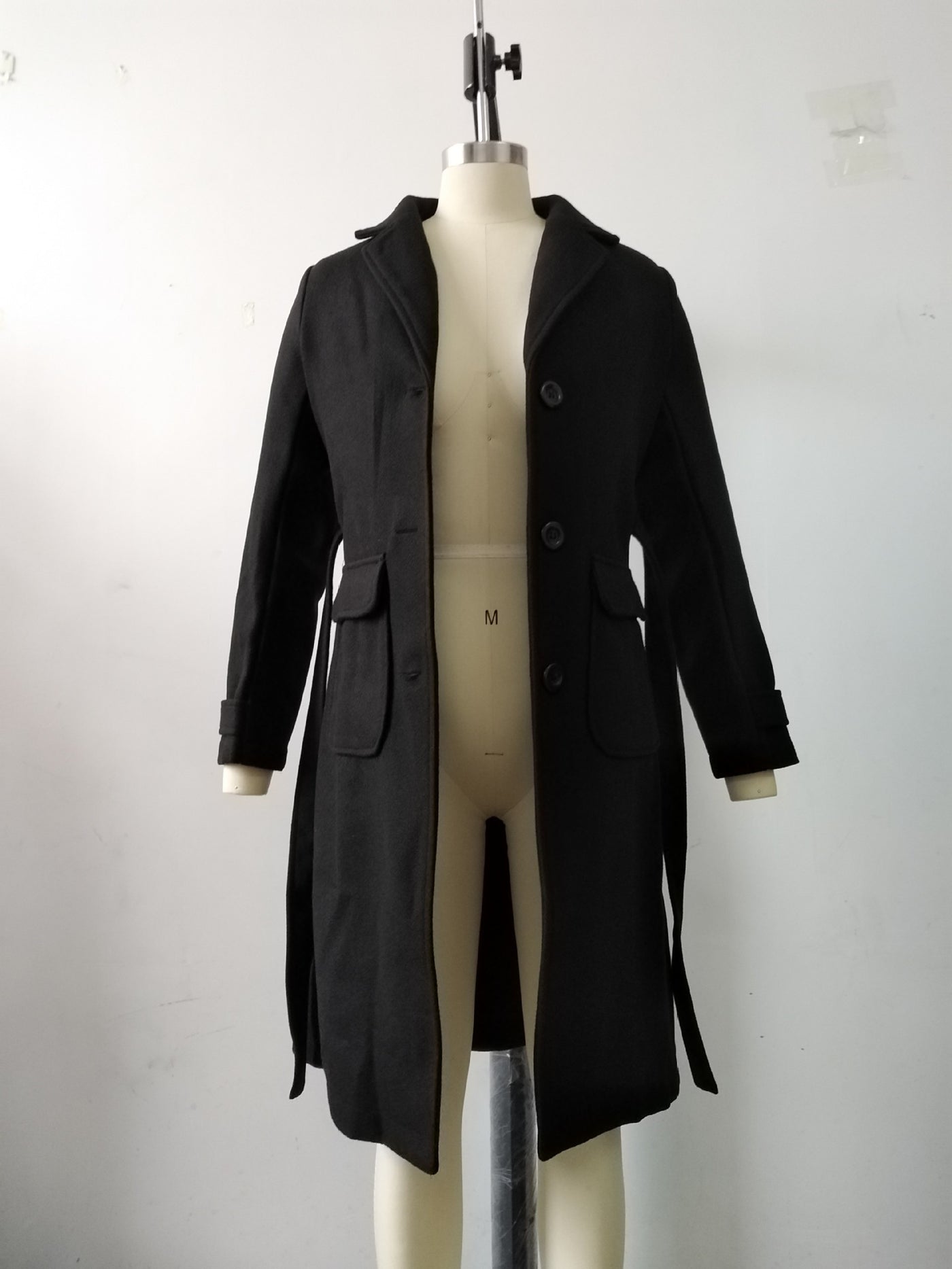 Women Fashion Trend Slim Woolen Jacket