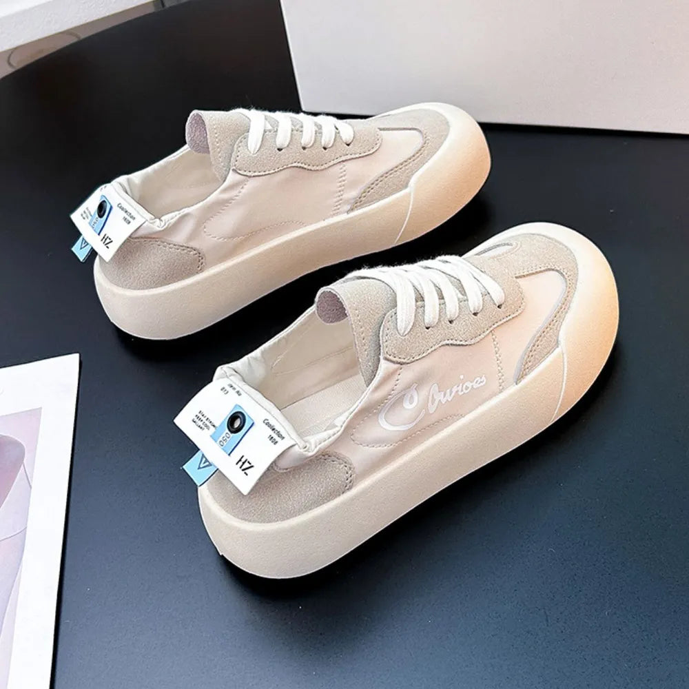 Female student height increasing thick soled sports board shoes casual shoes for women