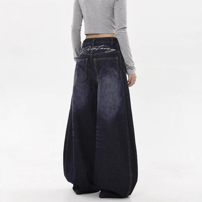 Pear Shapes High Waist Loose And Slimming Straight-leg Trousers