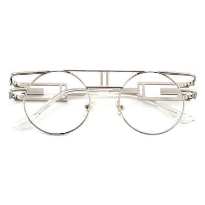 NewSteampunk Sunglasses Women Round Men Gothic Vintage