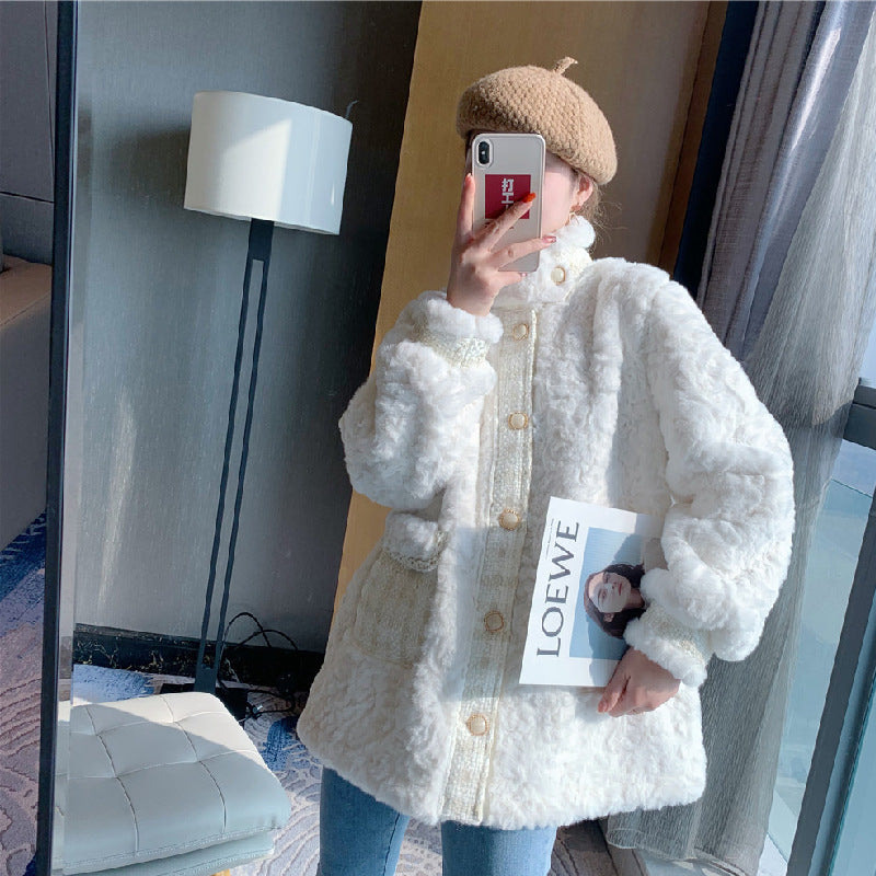 Women Fashion Loose Thick Lazy Jacket
